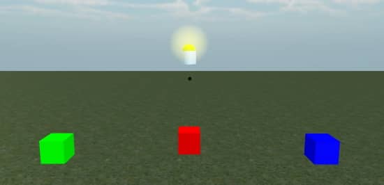 An ESP-8266 breakout board socketed into a custom circuit board. 4 jumper wires run out of the top, and a USB cable is plugged into the microcontroller. In the background, the bottom of a light bulb can be seen.